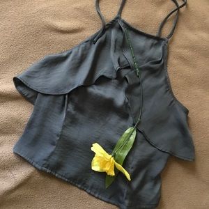Hollister satin halter top XS. SOLD
